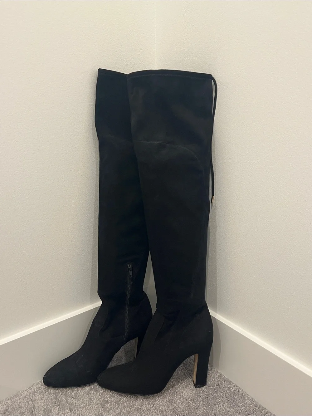 Women's Over-the-Knee Black Stretch Boot